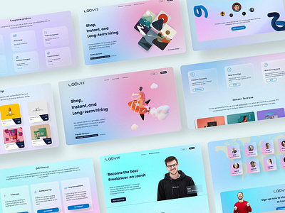 Loovit, a freelance website design.