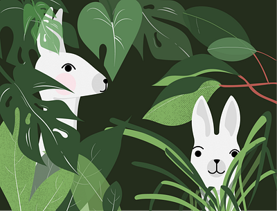 Murphy design illustration llamas plants