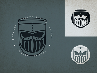 Master Hunter ai armor armorgothic art branding capacete design elmo gothic graphic design icon logo minimal ps vector