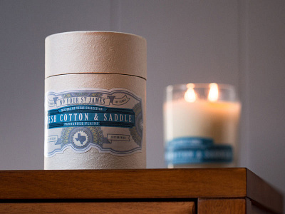 Candle Label & Package Design for No. 4 St. James