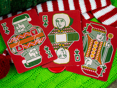 Deck The Halls - Ugly Christmas Sweater Playing Cards