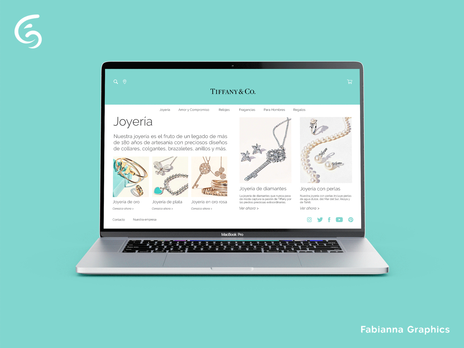 Tiffany & Co Website by Fabianna on Dribbble