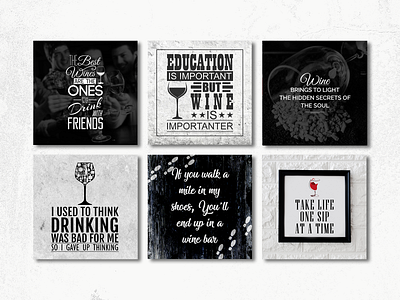 Wine Quotes - Facebook Post Banner facebook banners facebook post quotes social media banner social media design