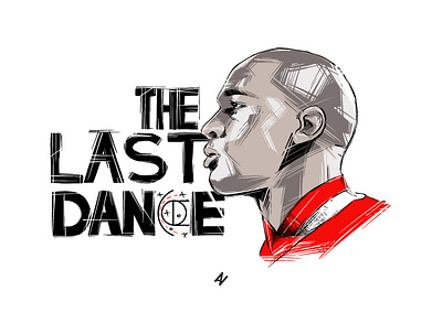 tha last dance digital drawing draw fanart illustration mj23 netflix nike procreate procreate art sketch thelastdance