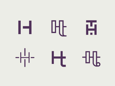 HT monogram logo monogram