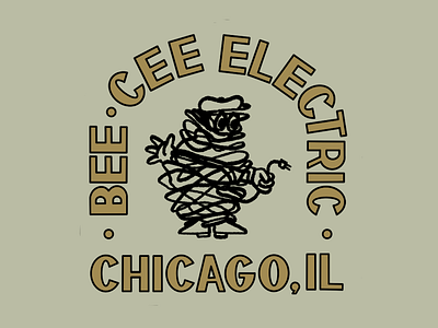 BEE CEE branding design illustration logo typography