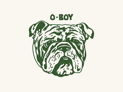 O-Boy branding design illustration logo seals typography
