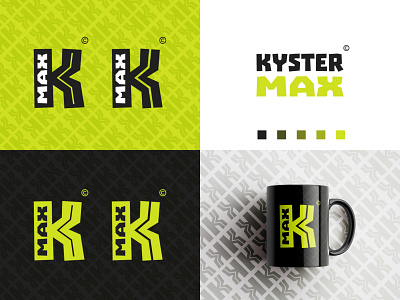 KYSTER MAX identity brand branding clean design gaming identity k letter logo mark minimalist monogram switch twitch typography