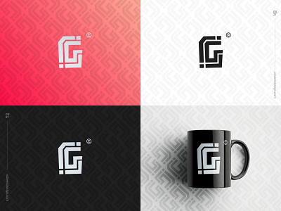 Letter Challenge G Monogram brand branding clean design geometric identity letter letterg logo logo design mark minimalist monochrome