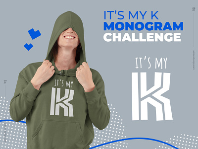it's my K brand branding clean design hoodies k letter logo minimalist monogram sale