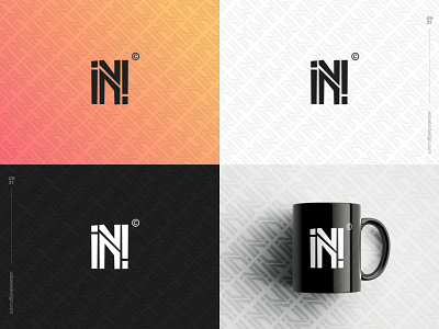 Letter Challenge -N- Monogram brand branding design initial letter logo minimalist monogram n