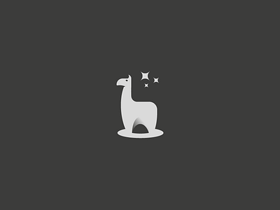 Lama Studio agency animal illustration lama logo studio