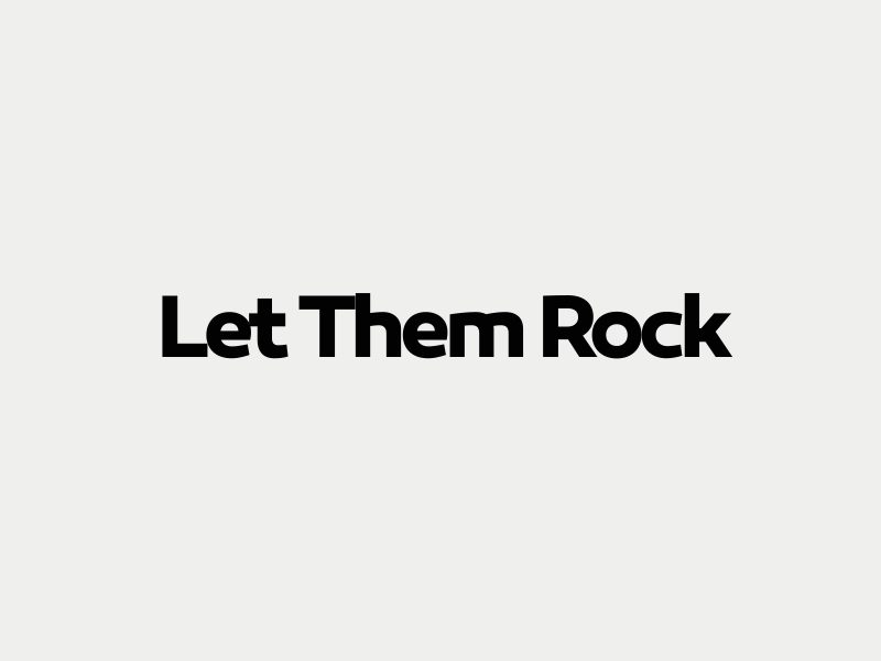 Let Them Rock animation cotton electric fun gif hand illustration music raise rock tshirt