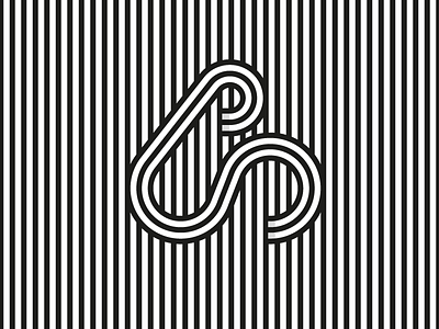 Asbeendesign Logo brand design illusion lineart logo personnal