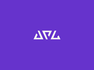 Apl acronym acronym design geometric logo triangle