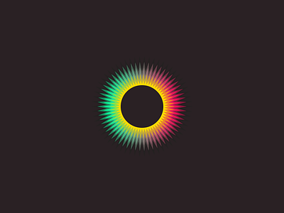 Sharpe Circle abstract coloful design eye icon logo