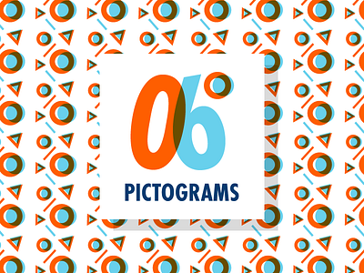 Pictograms Collection design geometric graphic illustration pictogram shot six