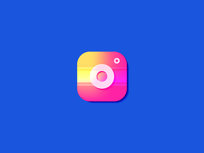 Photo App app application colorfull gradiant icon ios modern photo sleek ui ux