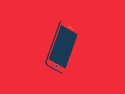 Iphone Flat 3 apple blue design flat illustration iphone mockup preview red ui ux vector