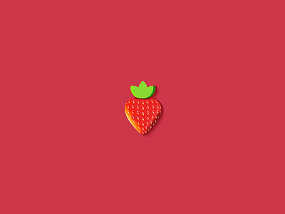 La Fraise background design flat fraise fruit hero illustration pattern strawberry summer vector web