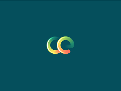 CE Logo brand branding color degrade design geometric graphic logo vitamin