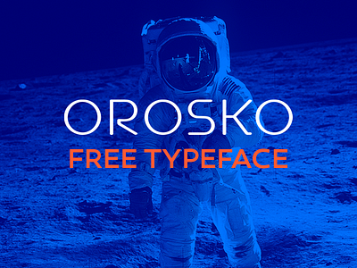 Orosko design download font free light sleek typeface typography