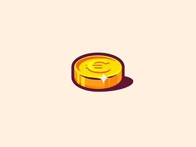 Some Money abstract clean coin colorfull design drink icon illustration illustrator vector