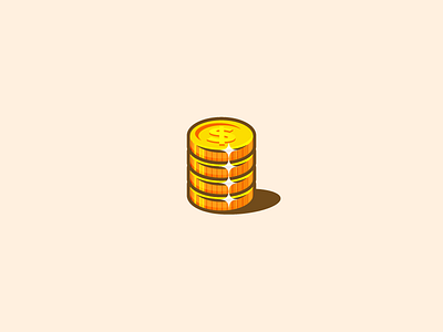 Some Money 4 abstract clean coin colorfull design drink icon illustration illustrator vector