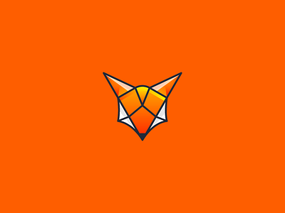 Fox clean design fox illustration illustrator logo powerfull vector