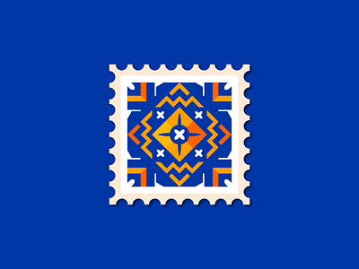 Stamp Motif design geometric illustration illustrator motif oriantal pattern stamp vector