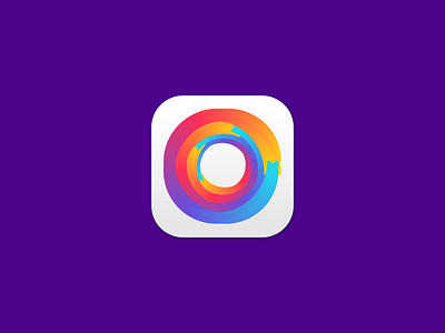 RinPAINT abstract app colorfull icon logo paint ui ux