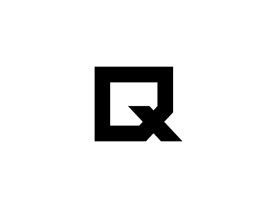 Qx Logo brand clean design intial logo mark minimalist monogram technology