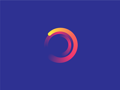 Abstract logo abstract circle color corporate digital innovation logo minimalist powerfull smooth