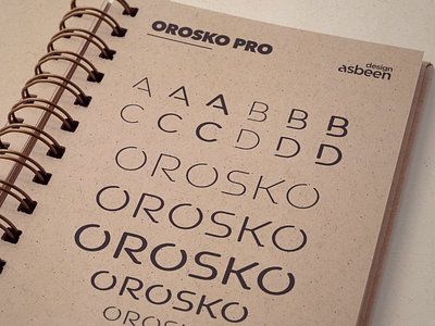 Orosko Pro Demo font free orosko sleek tech technic typeface typography