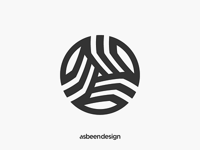 Line Art abstract art design geometric line logo monochrome process