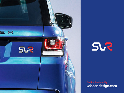 Svr Monogram brand car custom design embleme identity initial logo mark monogram range rover svr