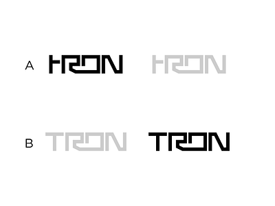 Tron brand car cutom design futur futurstic identity mark modern tech technology typography