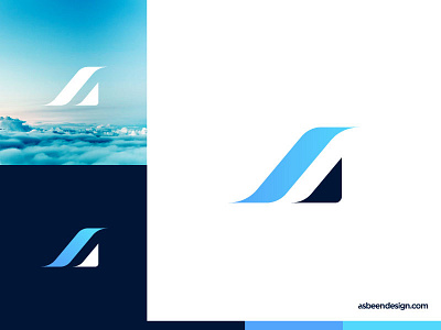 Air Dynamic abstract brand branding clean colorfull design geometric icon identity initial logo mark minimalist monogram