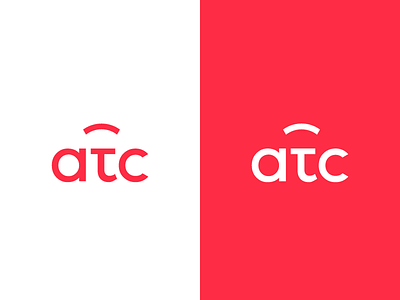 atc identity abstract brand branding clean colorfull design identity logo mark minimalist typography