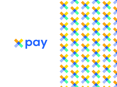 xpay identity abstract app bank brand branding clean colorfull design geometric identity logo mark minimalist monogram payment ui ux vector web