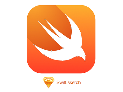 Swift.sketch logo sketch swift vector wwdc 2014