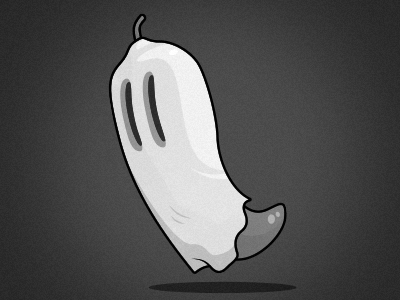 Ghost Pepper cartoon ghost halloween hot pepper spooky