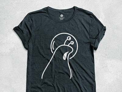 Slug Shirt alien helmet slug space tshirt