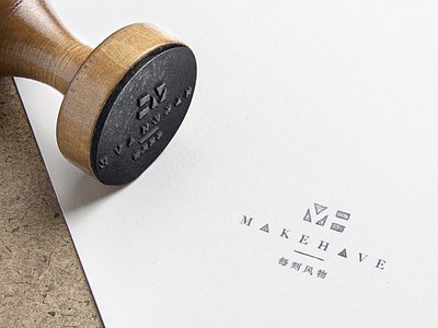 The Logo Design of MakeHave logo makehave mh