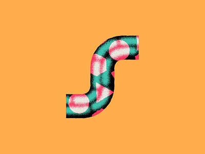 S 36daysOfType aftereffects animation motiongraphics pattern texture type