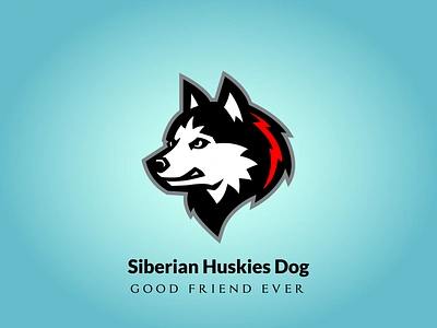 Siberian Huskies Dog 3d dog animation branding creative dof design face dog flat logo graphic design illustration logo logo of dog minimalist logo modern logo motion dog motion graphics siberian huskies dog siberian huskies dog logo stylish logo ui unique logo