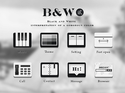 B&W ②