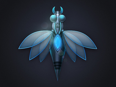 Mechanical beetle icon