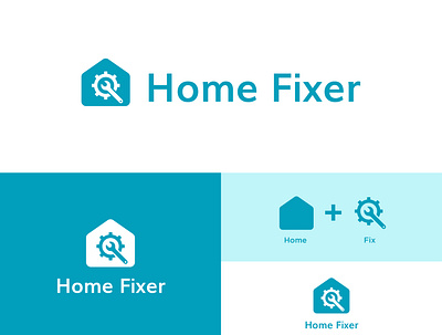 Home fixer logo homelogo logo logo design logo design branding logo designer logo mark logodesign logos logotype minimal typelogo typography