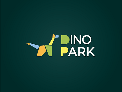Dinosaur Park Logo branding daily logo daily logo challenge design dino logo dino park dinosaur logo flat logo logo design